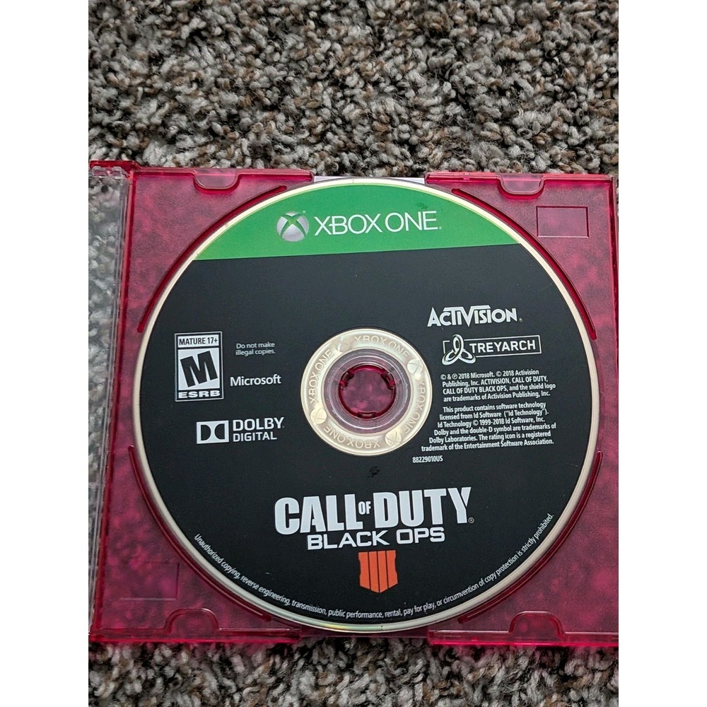Call of Duty: Black Ops 4 (Microsoft Xbox One) DISC ONLY Video Game